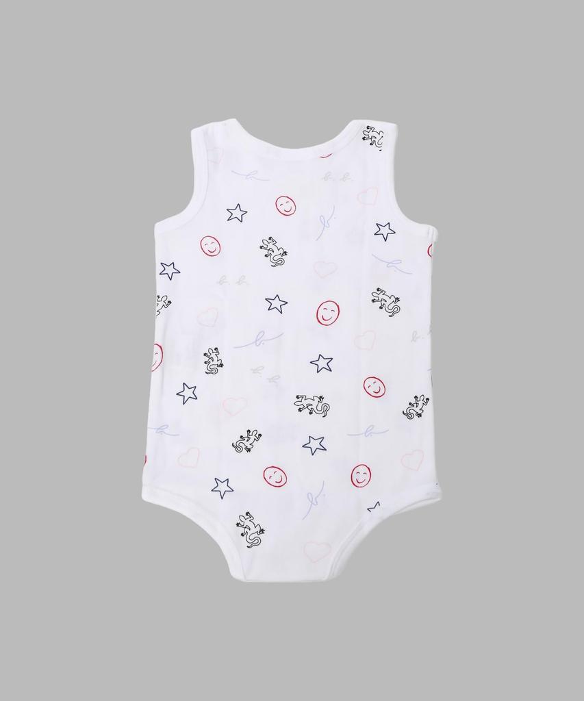 agnes Baby Cotton Sleeveless Year White b. Bodysuit, 2-Pack, 70-80cm (1 Old),