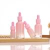 Pink Gradient Glass Dropper Bottle for Serums and Lotions