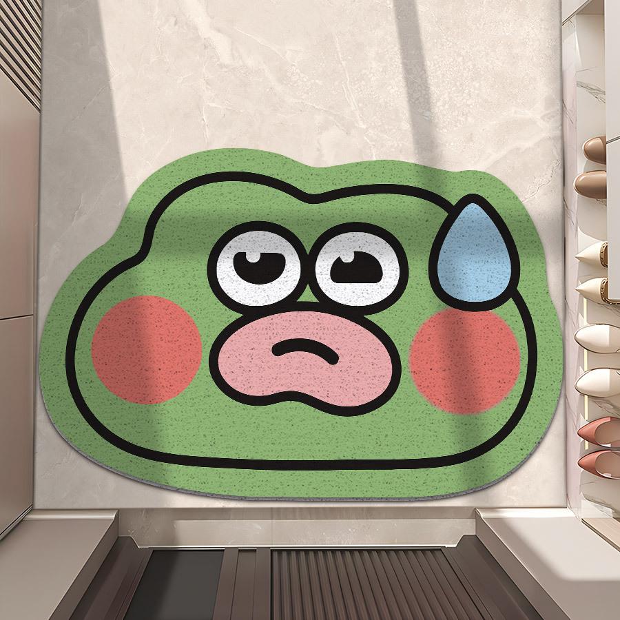 Carpet Wire Ring Entry Door Mat Cartoon Interior Wire Ring Foot Mat Can Be Cut for Household Doormat Entry