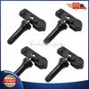 4 Stück Reifendruckkontrollsensor für Jeep Wrangler JL 2018-03 bis 2021-12 TPMS-Sensor 433MHZ 56029398AB 68241067AB