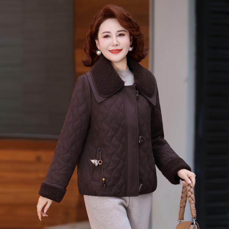 Moyou Mama Women's 2025 Winter Short Padded Jacket