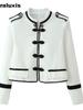 Women's Runway Retro Single Button Blazer