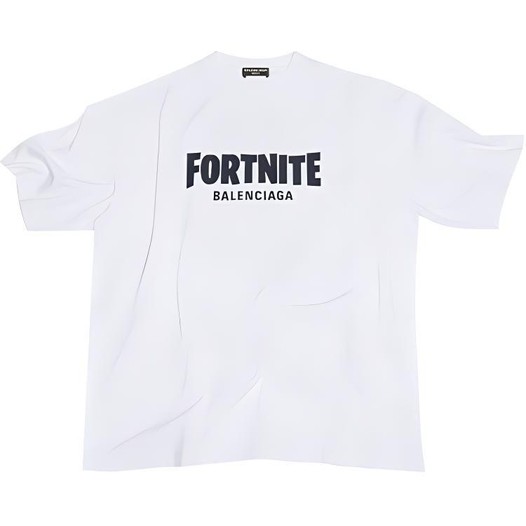 Balenciaga X FORTNITE T Shirt Men's White 612966TLVO39040