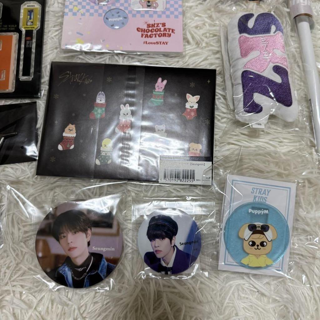 [USED] Official Stray Kids Seungmin merchandise bulk sale pop-up