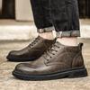 Fashion Designer Boots for Men New High-top Non-slip Lightweight Casual Working Men's Shoes Walking High Quality Men's Outdoor Boots