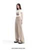 Autumn 2024 Korean High-Waist Wide-Leg Casual Pants for Women