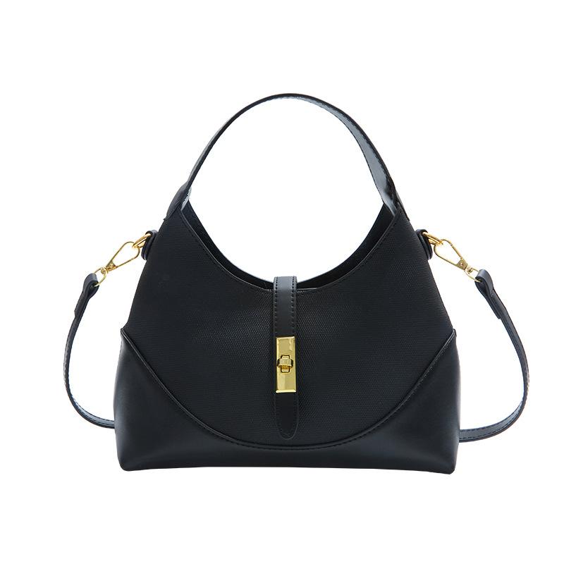 High-end contrasting colors, niche design, messenger bag, women's new dumpling bag, versatile commuter, portable underarm bag