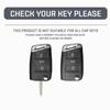 Fashion Car Remote Key Case Cover For VW Volkswagen Golf 7 MK7 Tiguan MK2 For SEAT Ateca Leon FR 2 Ibiza For Skoda Octavia A7