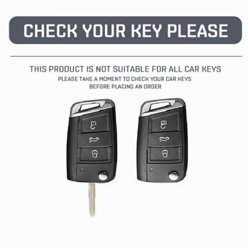 Fashion Car Remote Key Case Cover For VW Volkswagen Golf 7 MK7 Tiguan MK2 For SEAT Ateca Leon FR 2 Ibiza For Skoda Octavia A7