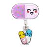 Unisex ID Name Cards Holders Retractable Badge Reel Cartoon Hospital Medical Icons Lovely Nurse Doctor Clip Brooches Keychains