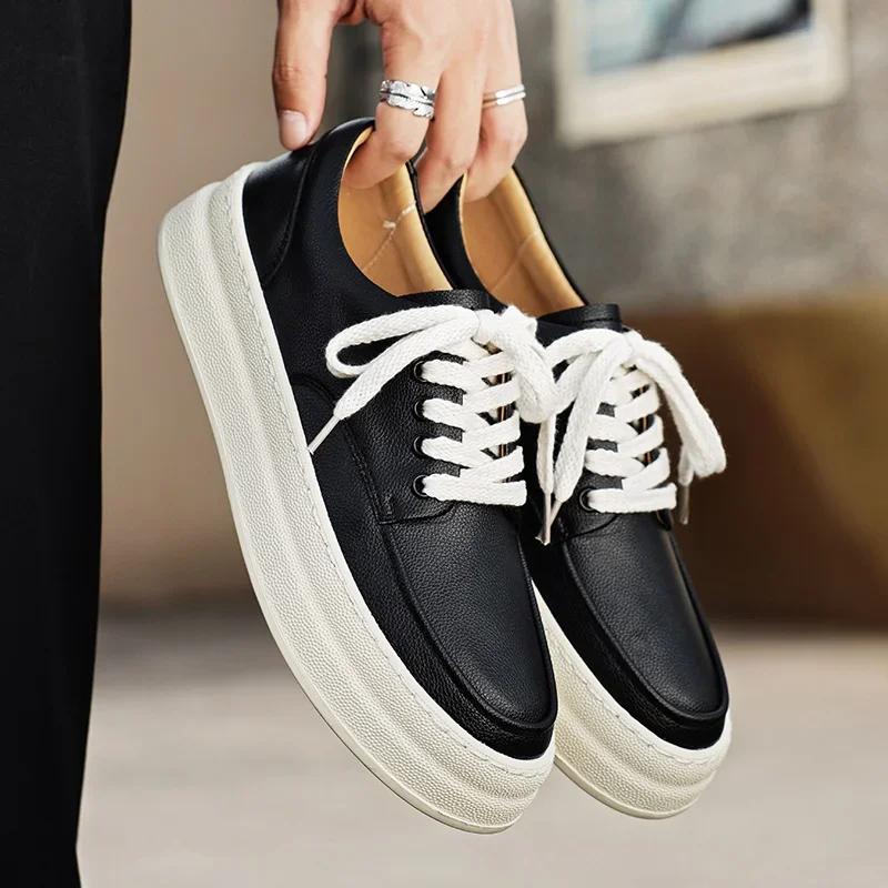 Fashion Men's Dress Shoes Fashion Comfy Outdoor Lightweight Walking Shoes  High Quality Breathable All-match Men's Casual  Driving Shoes