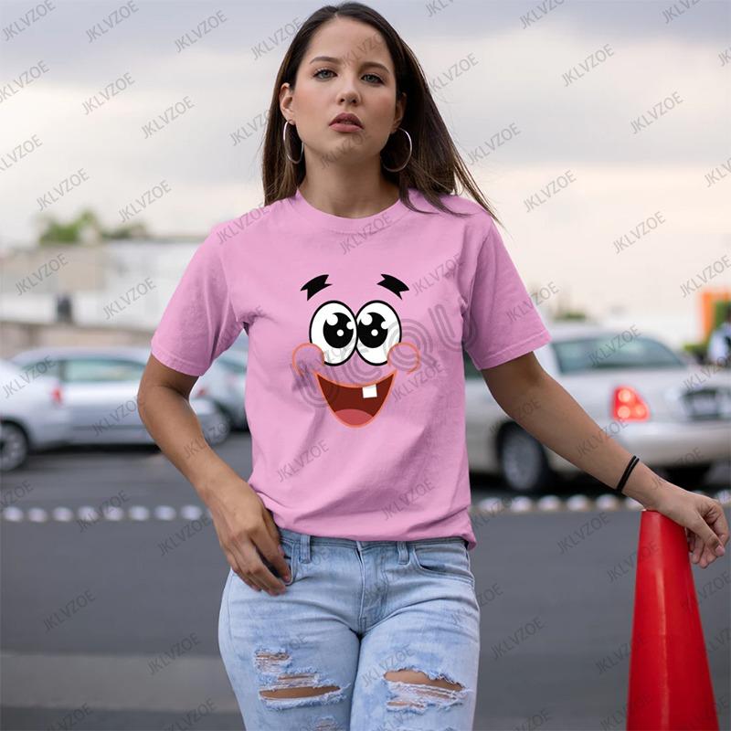 Short-Sleeved Paris Eiffel Tower Printed Crew Neck Casual T-Shirt for Summer Spring Women Aesthetic Clothes