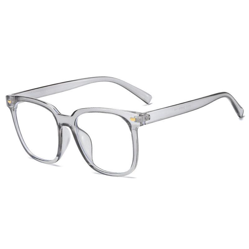 New Large Frame Anti-Blue Light Prescription Glasses - Korean Style for Men & Women, European & American Fashion, Internet Celebrity Trend