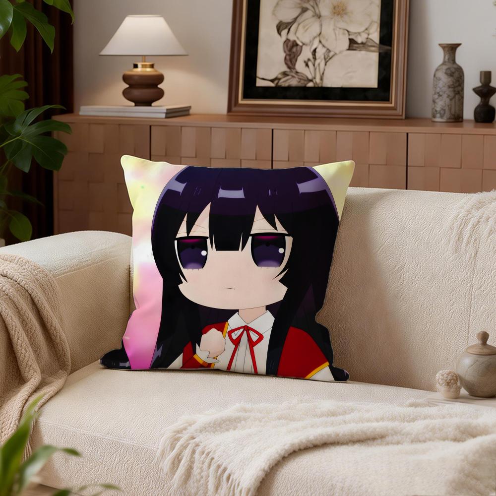 Fantasy Villainess Level 99 Cushion Cover Cushion Cover Set 4Pcs 50X50 45X45 40X40 Pillowcase Decorative Sofa Home Decor