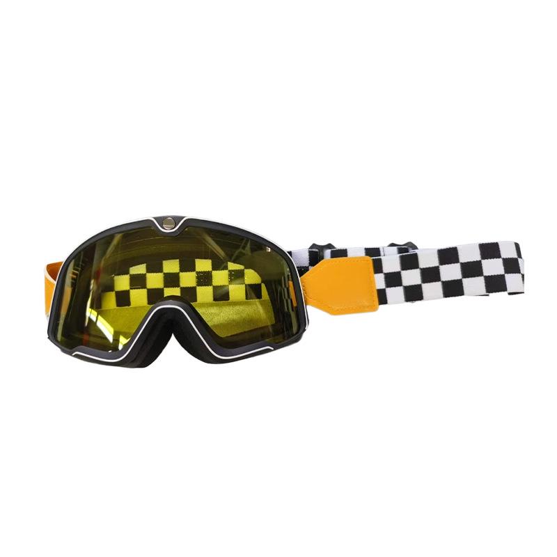 Beliebte wind- und sanddichte Motorrad-Fahrbrille – Offroad- und Harley-Helm-kompatibel
