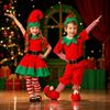 Girl Fancy Dress Family Matching Outfits New Year Performance Clothing  Kid Adult