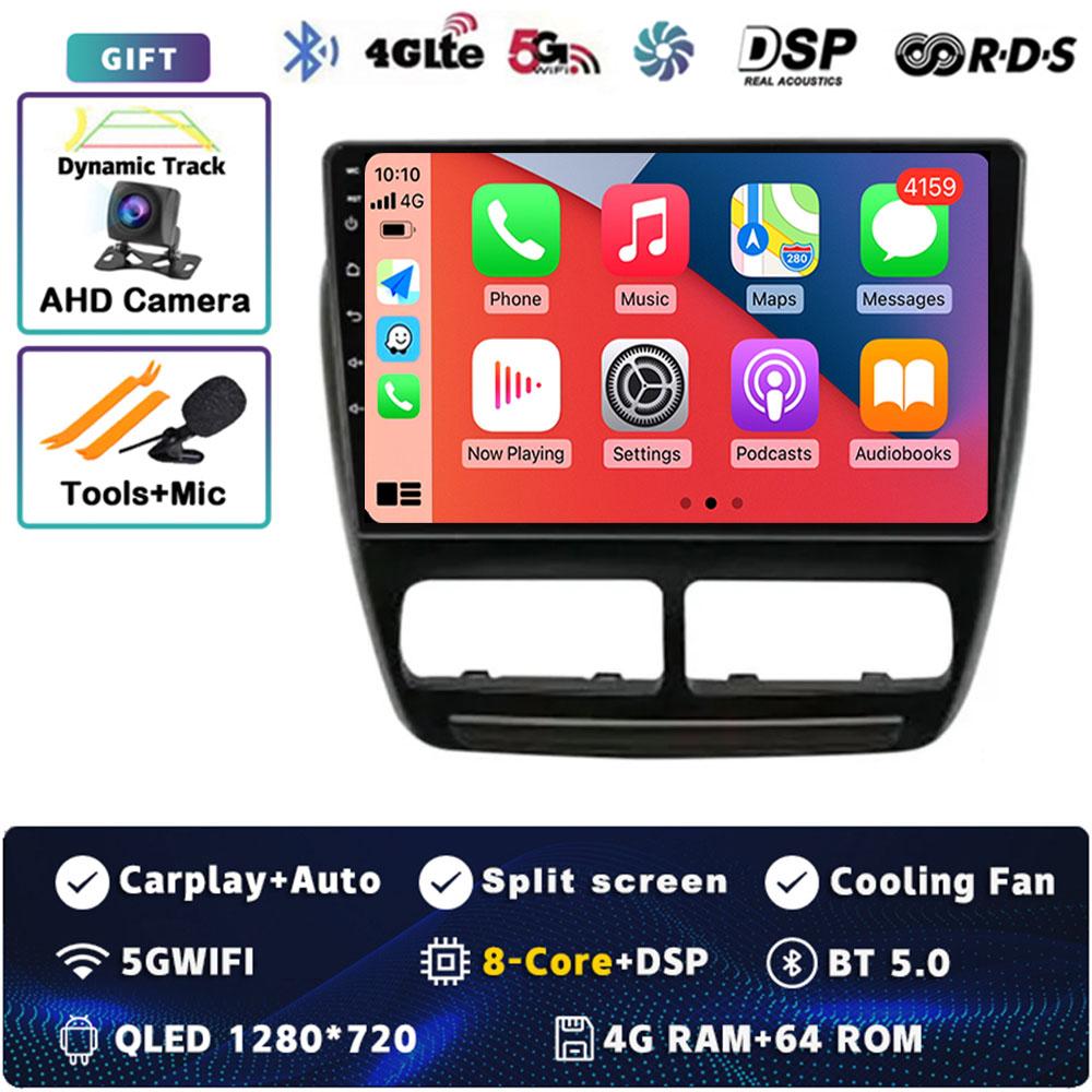 Android 14 CarPlay Car Radio For FIAT Doblo 2010 2011 2012 - 2015 Multimedia Navigation GPS Stereo Video Head Unit 360 Camera BT