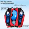 Kids 3 Layers Breathable Skate Bag Portable Roller Skates Bag Large Capacity Ice Skating Shoes Bag Kids Inline Skate Storage Bag