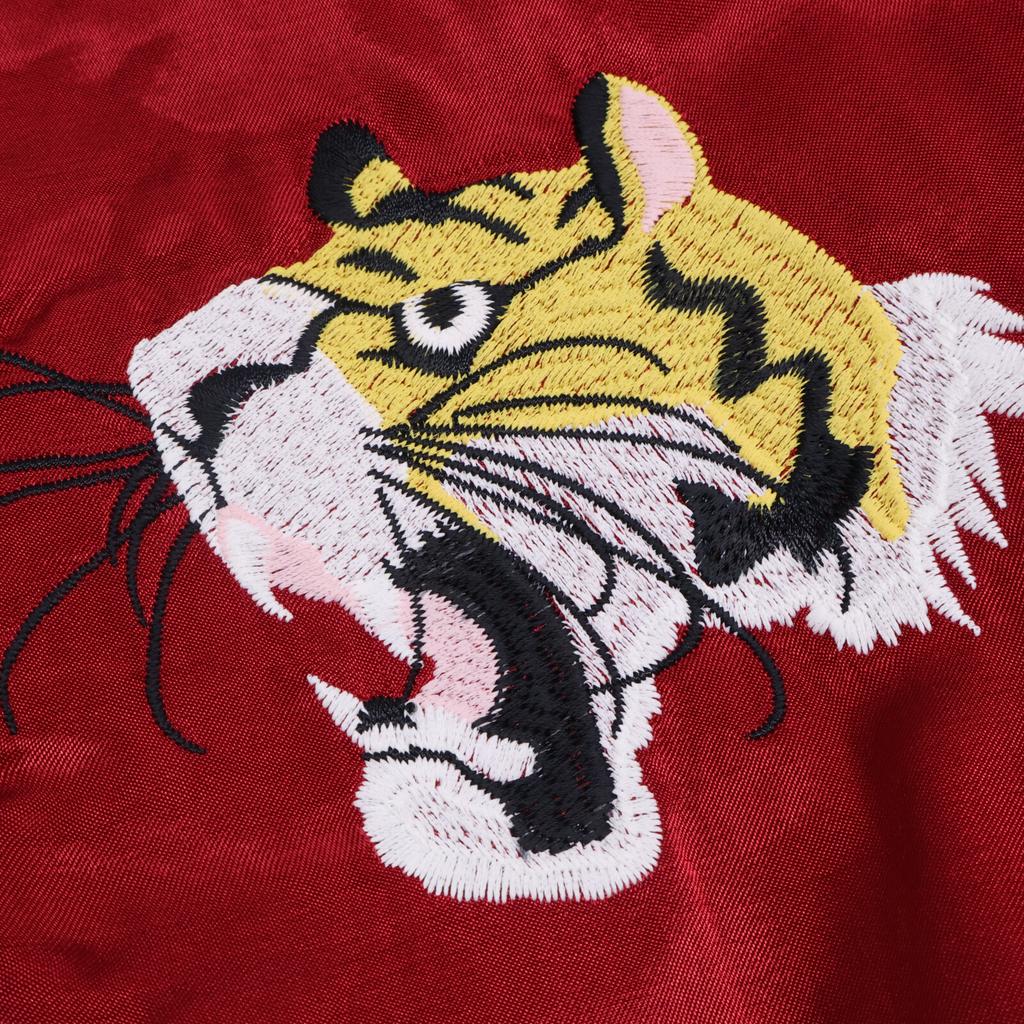 HOUSTON 51360 Czerwony x Opanowany MAP Jastrząb x Tygrys x Smok Kurtka Souvenirowa Kurtka M Czerwony x MusztardowyUżywany