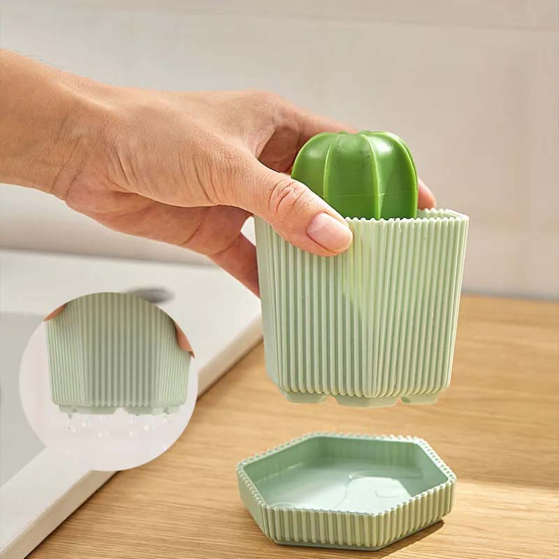 Cactus Nano Cleaner Ball Pot Wash Brushes Pan Bowl Brush Kitchen Cleaning Dish Bowl Cleaner Washing Sponge Drain Pot Household Cleaning Tools Brush