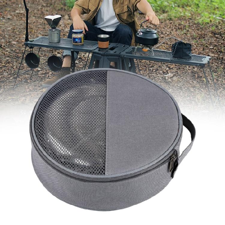 Outdoor Plate Dish Bowl Storage Bag Round Plate Carriers Bag for Picnics Camping Plate Organizers Tableware Container