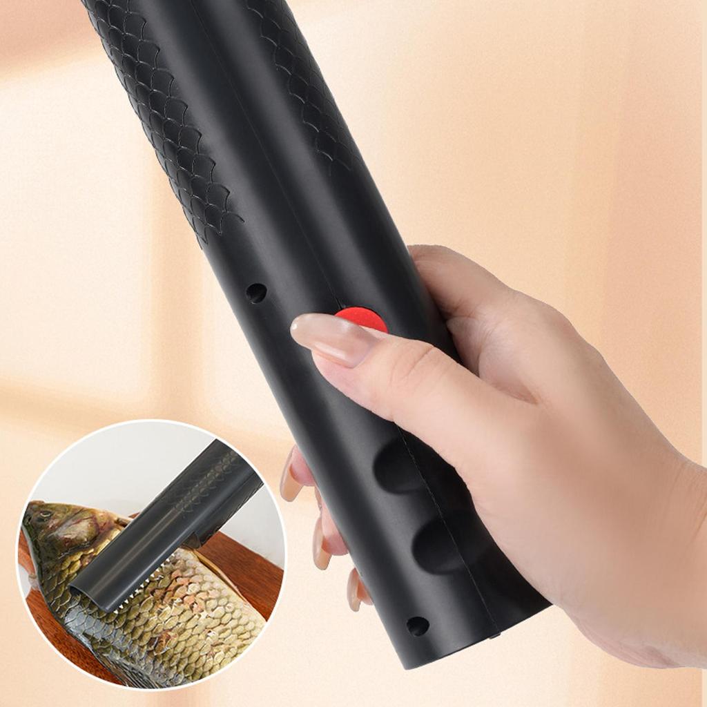 Fish Scaler Portable Rechargeable Waterproof Comfort Grip Fish Scale Scraper Kitchen Tools For Meat Seafood Home Kitchen