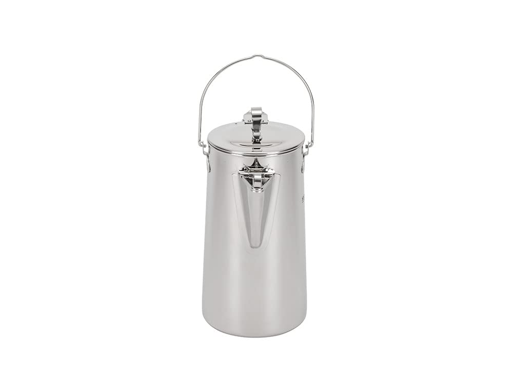 Snow Peak CS-270R Classic Kettle 1.8L Stainless Steel Campfire Direct Flame Boiling Water