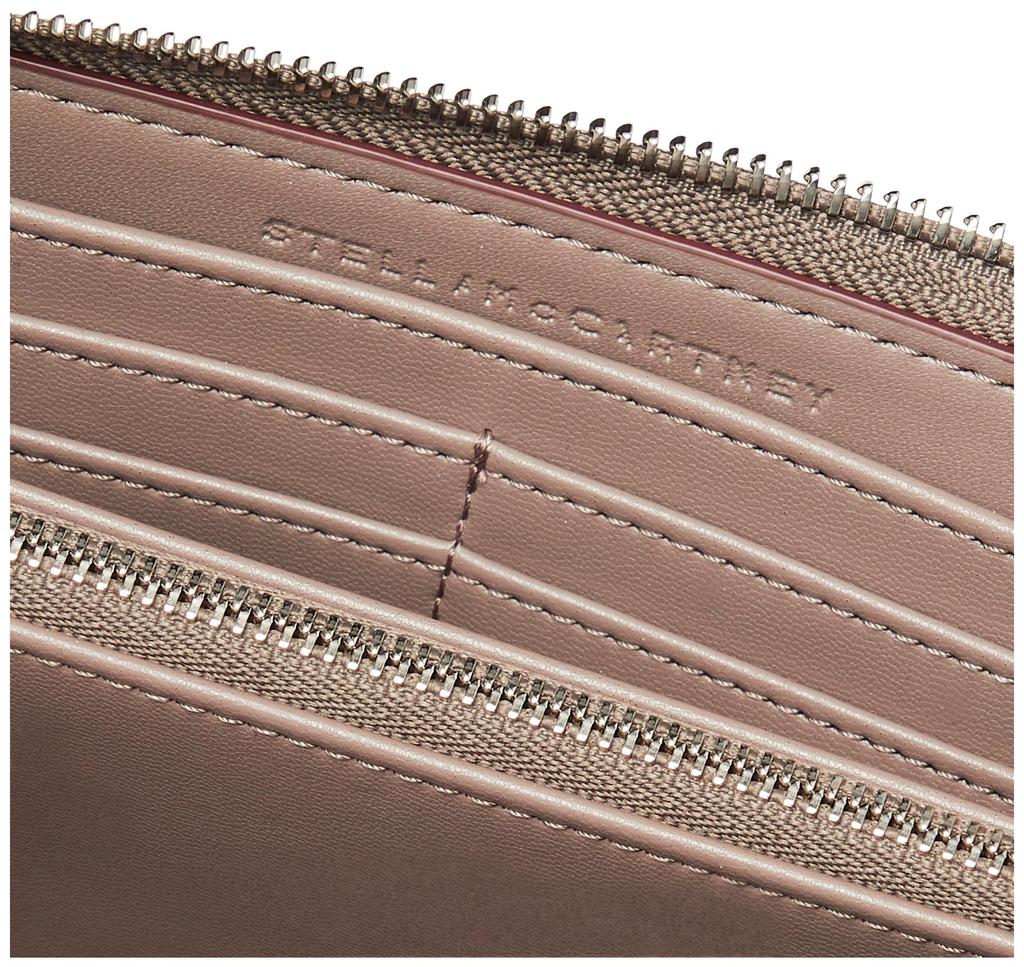 Stella McCartney Women's Zip Wallet, Bicolor Eco Alter Mat, 700251W8856