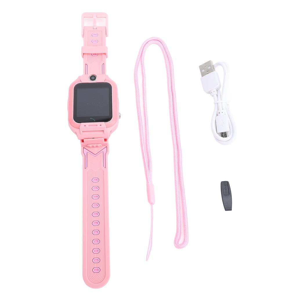 Kids Smart Watch with HD Camera Comfortable Silicone Strap IP68 Waterproof Multinational Children"s