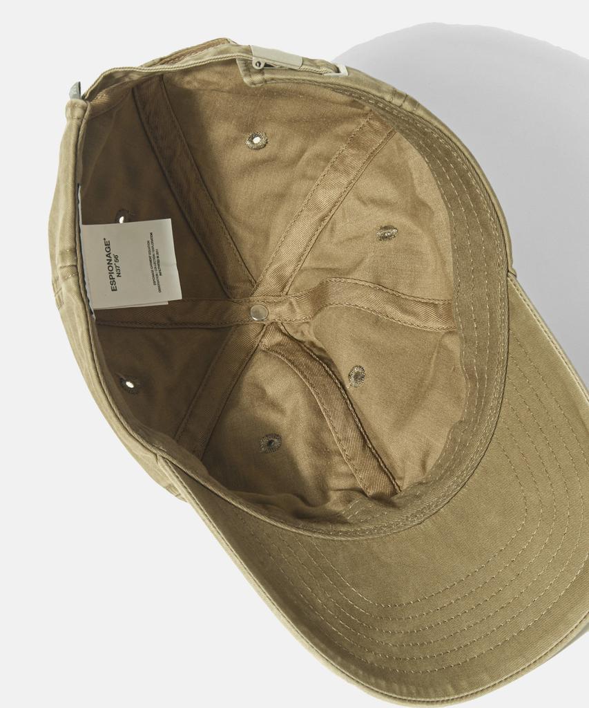 ESPIONAGE Cotton Vintage Cap Beige