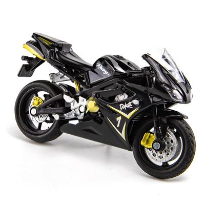 Modelo de motocicleta Devil Diecast a escala 1/18, juguete para niños, niños pequeños, colección de regalos para niñas