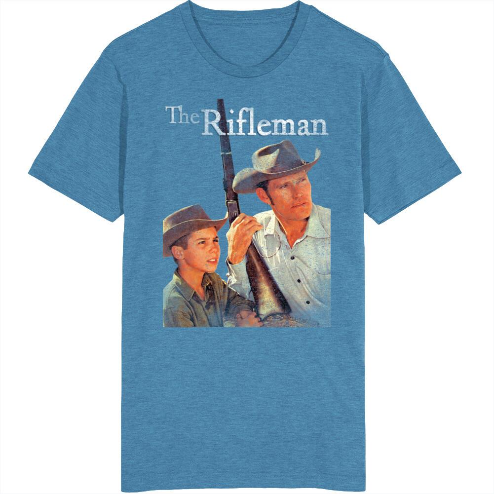 

The Rifleman Retro 50s Tv Show Poster Vintage Unisex T Shirt Mens Womens Tees Top 2XL