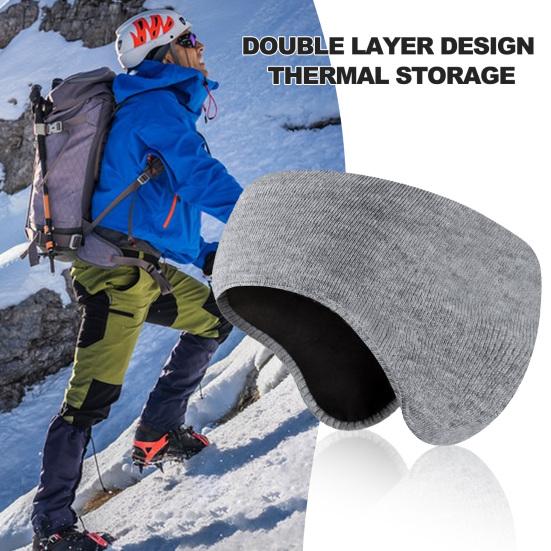 

Yousheng мужские и женские грелки для ушей, повязка на голову, зимние однотонные складные наушники, высокоэластичные наушники для езды на велосипеде, пешего туризма, катания на лыжах, повязка для ушей