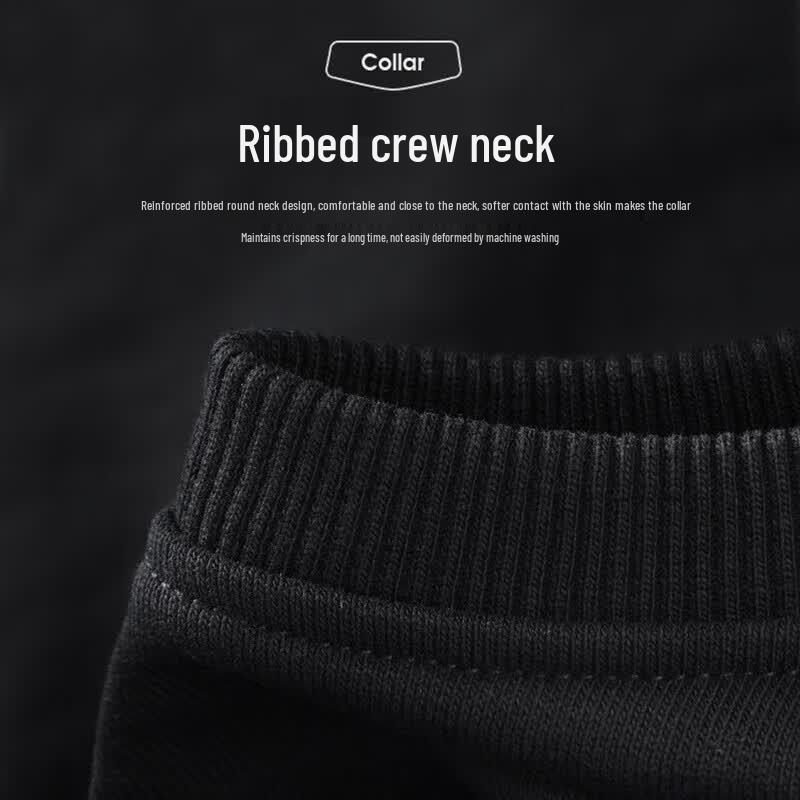 Warrior Men's Casual Round Neck Long Sleeve Pullover T-Shirt