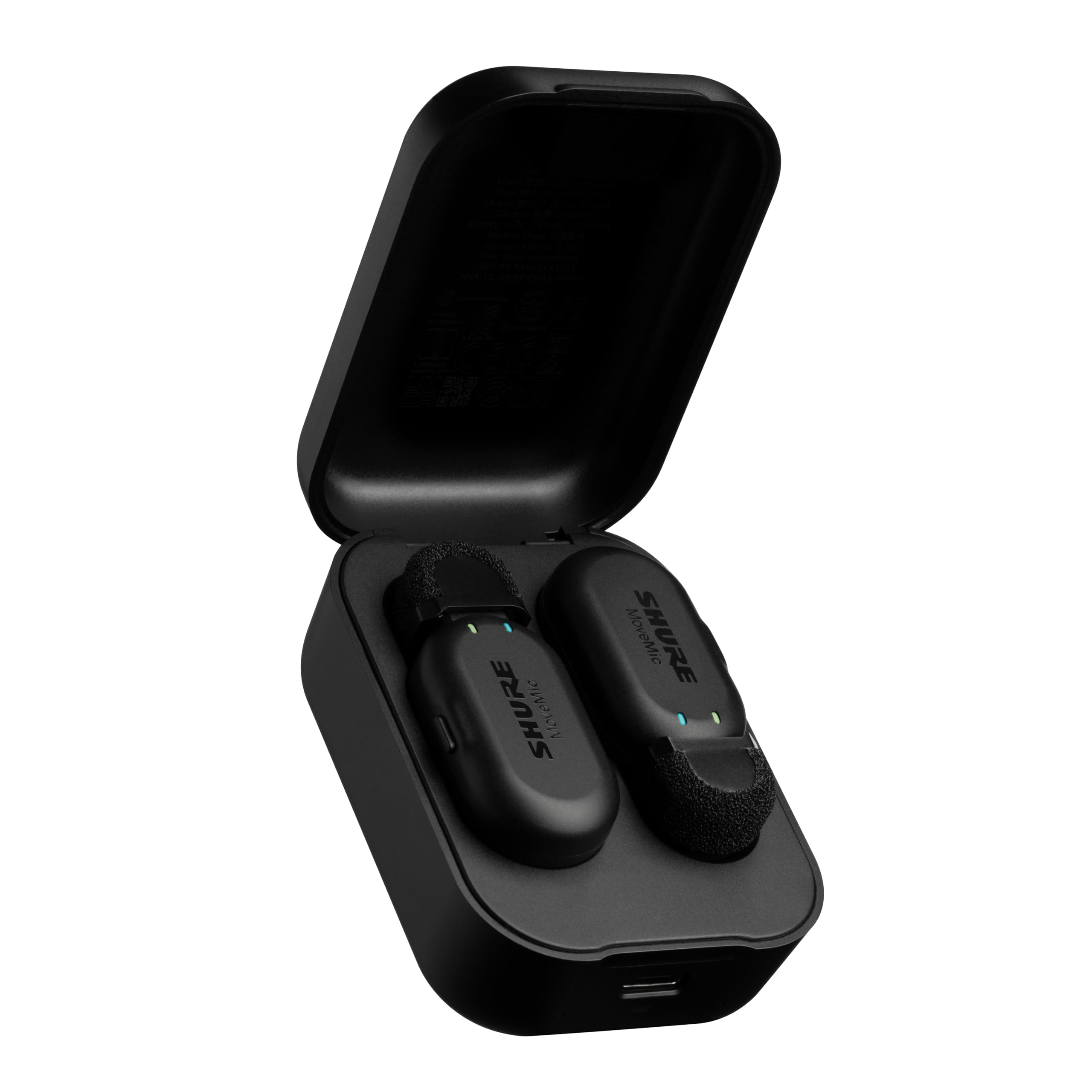 

Shure MoveMic Two Clip-on Wireless Microphone MV-TWO-J-Z6: Small pin microphone 8.2g 2 units For iPhone & Android smartphones Professional Bluetooth