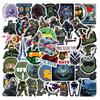 10/50Pcs Cartoon Shooting Stickers Halo DIY Stickers Scrapbooking Phone Luggage Skateboard Vinyl Waterproof Graffiti Decals