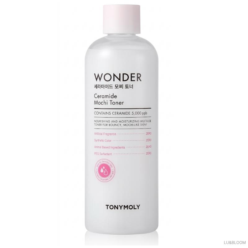 Tonymoly Wonder Ceramide Mochi Toner 500ml (+Free gift)
