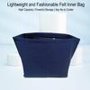 Yousheng Handtaschen-Organizer-Einsatz Filz Mehrfächer Handtaschen-Organizer Tascheinsatz mit Reißverschlusstasche Organisiert Ihre Handtasche für Damen Handtasche