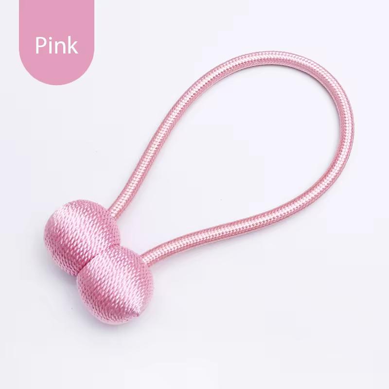 Headphone Curtain Strap with Light Luxury and High-grade Strap Magnetic Curtain Buckle Ring Bed Curtain Folding Rope Strap