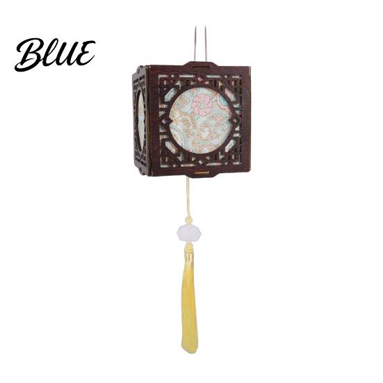 Adults Kids Lantern Kit DIY Vintage Palace for Kids Chinese Style Wooden Frame Fame Crafts Brocade Crafts Making Material Set Mid-Autumn Festival