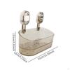 Suction Cup Shower Shelf Bathroom Organizer Modern Detachable Multifunctional Wall Mounted