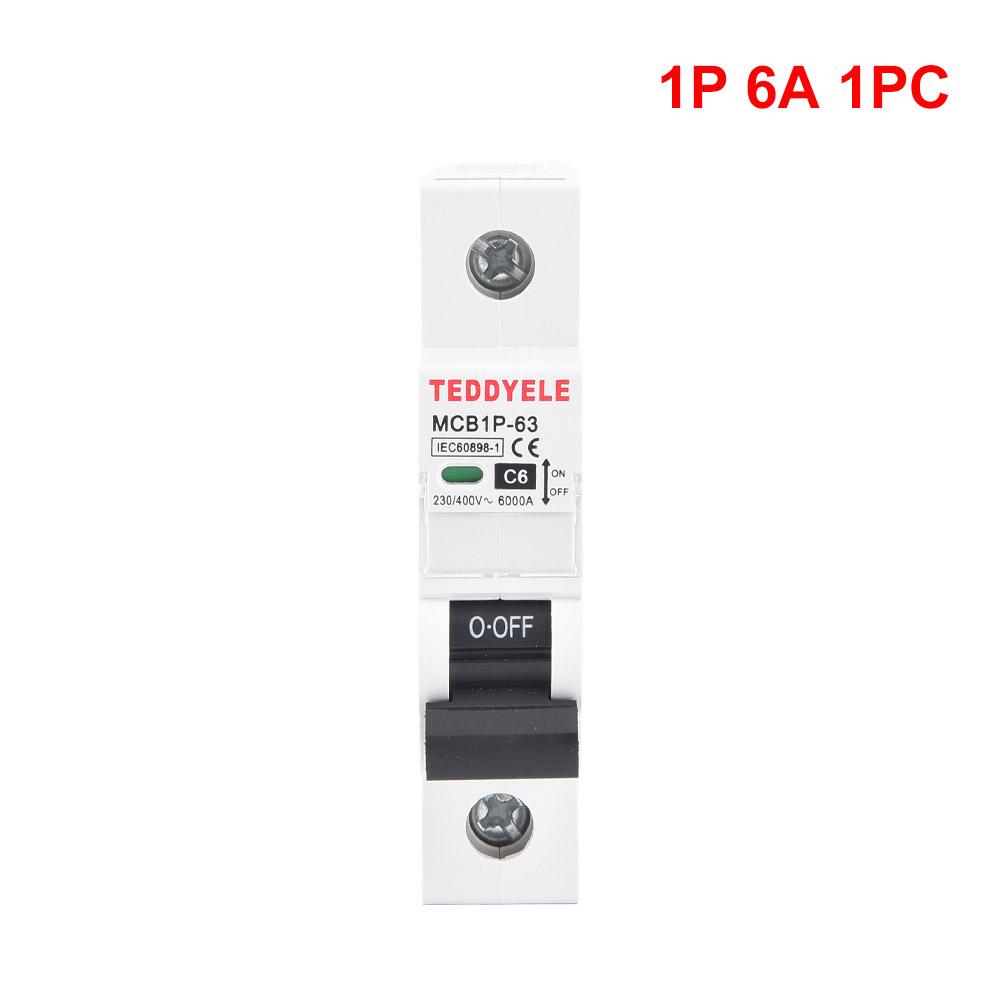 Interruttore magnetotermico TEDDYELE 1P 6-63A può scegliere AC230/400V protezione da sovraccarico cortocircuito