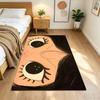 Whimsical Eyes With Glasses Non-Slip Home Carpet Design for Office Decor Living Room Gift