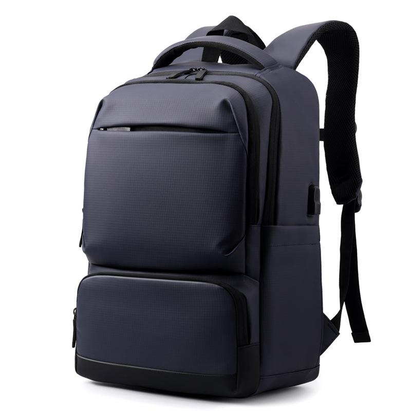 Men's Backpack Waterproof Leather Backpack Business Computer Bag Large Capacity Backpack College School Bag