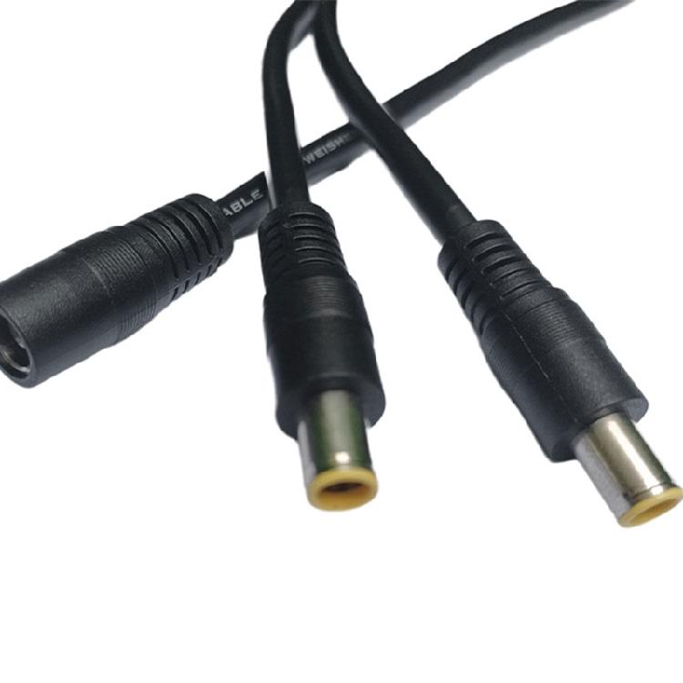 DC7909 Power Cord 1 Female to 2 Male Splitter DC8MM Extension for Solar Generators