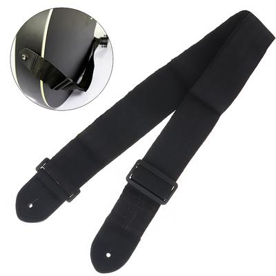 68 cm-124 cm Universal-Gitarrengurt, verstellbarer Nylon-Gitarrengürtel mit PU-Lederenden für Folk-Gitarre