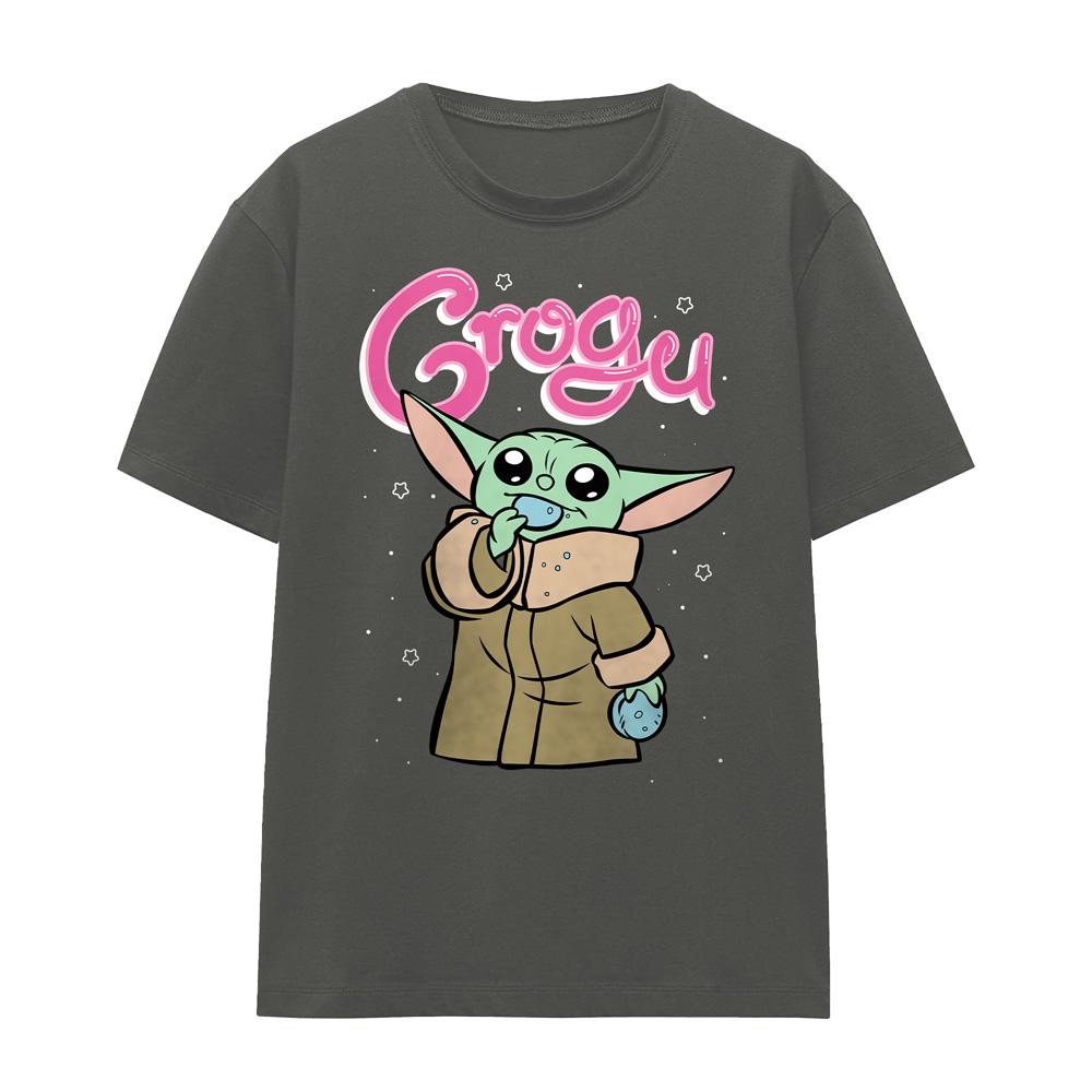 Star Wars The Mandalorian Womens/Ladies Grogu Bubble T-Shirt