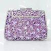 Large Blue Stone Evening Bag Rhinestone Clutch Purse Women Luxury Wedding Purse Bridal Party Formal Crystal Handbags Diamond
