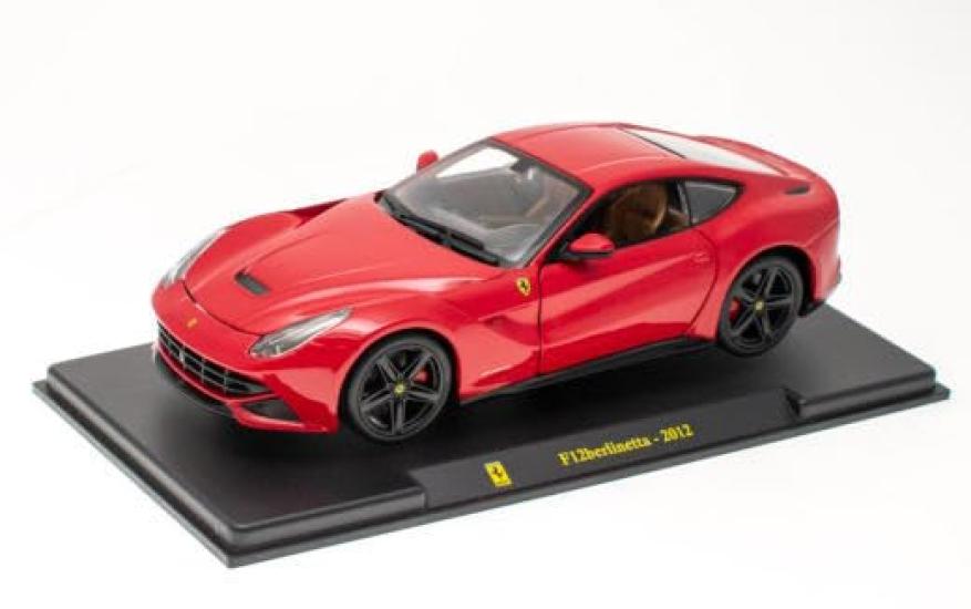 Ferrari Berlinetta F12 Scale Diecast Model BERLINETTA 2012 with Case 1/24 Car, (red)