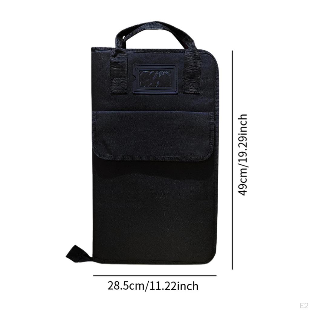 Carrying Case for Drumsticks with Pouch and Handle